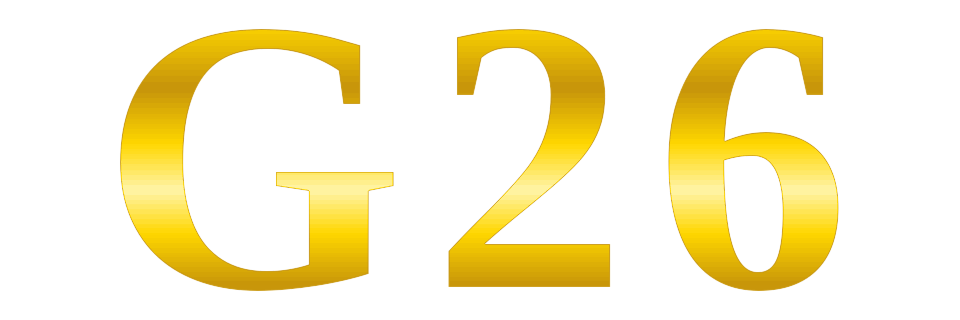Logo Resmi G26 App - Bandar Game Online Terpercaya Indonesia - G26 Slot G26 APP