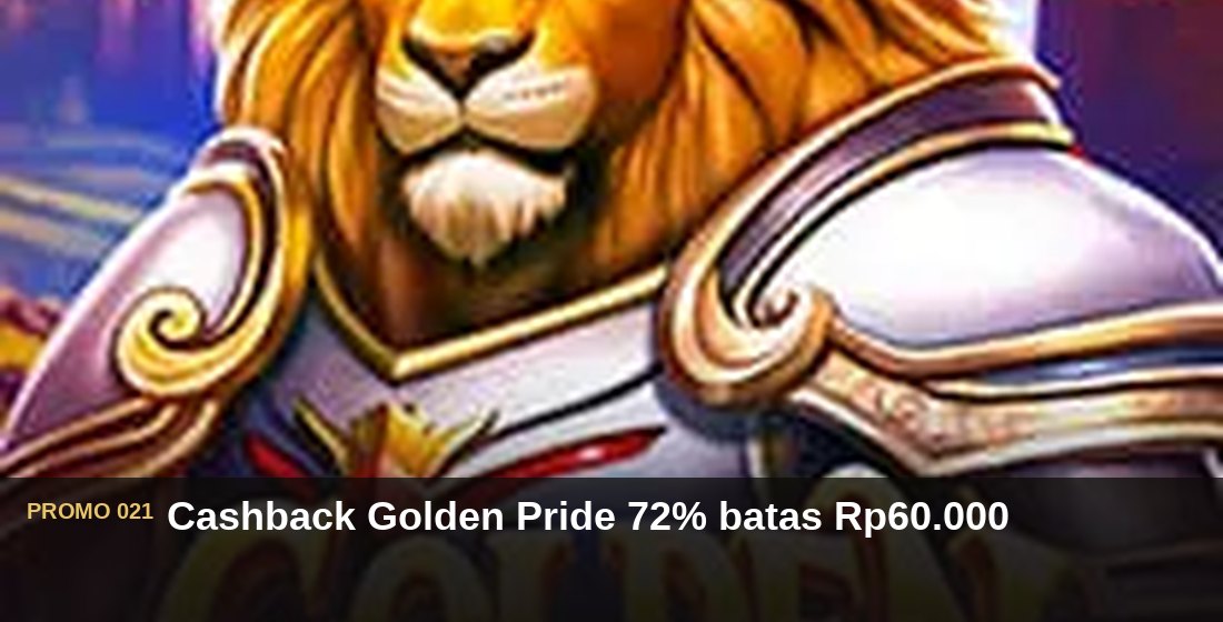 Cashback Golden Pride 72% batas Rp60.000 - G26 Slot G26 APP