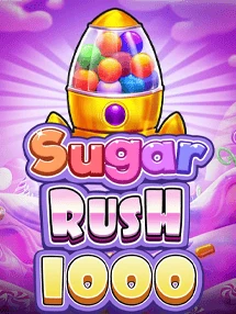 Visual ulasan fitur perkalian posisi eksponensial x1024 slots terbaru Sugar Rush 1000 Pragmatic Play di dalam menu aplikasi G26. - G26 slots G26 APP